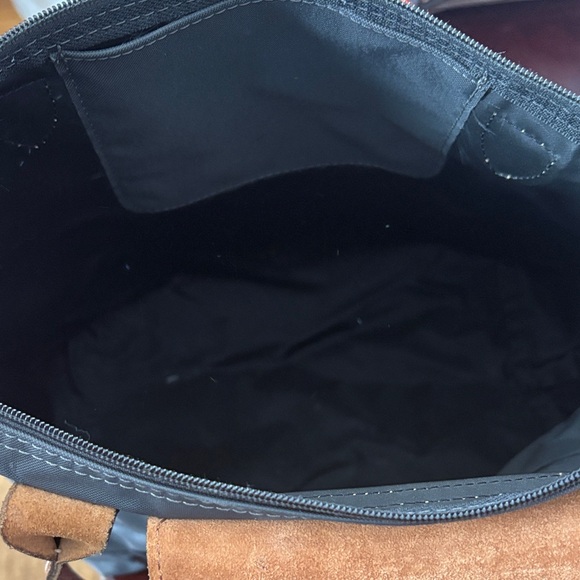 Longchamp Black Tote with Brown Accents - Picture 5 of 5